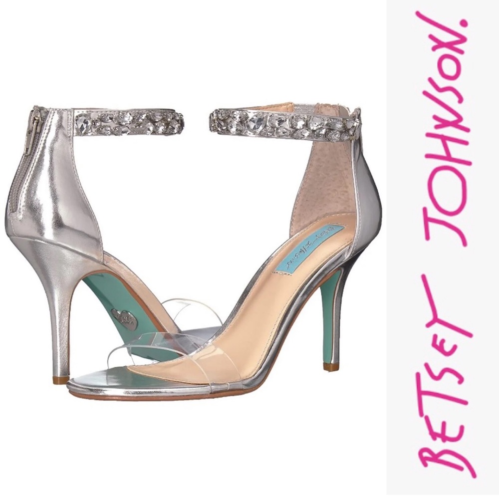 BETSEY JOHNSON BLUE Drew Sandals